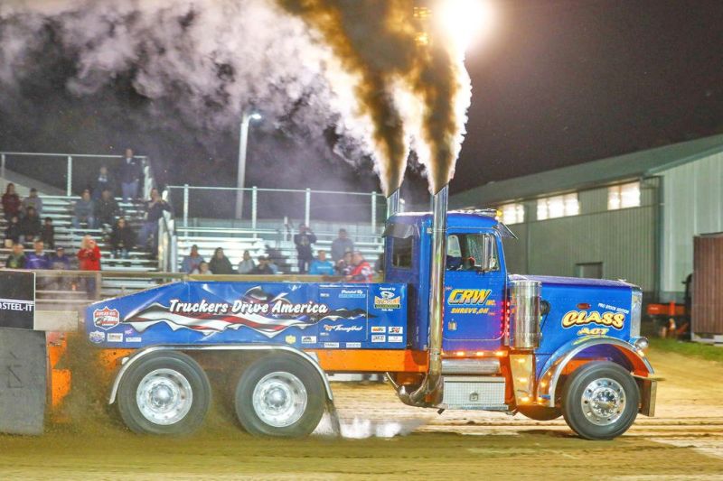 This truck the 'Class Act' among pulling semis