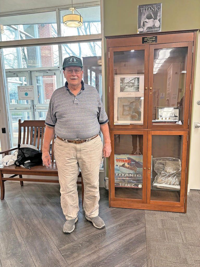 Titanic memorabilia on display in Dover