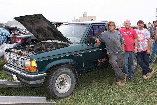 Tough trucks storm the grandstand