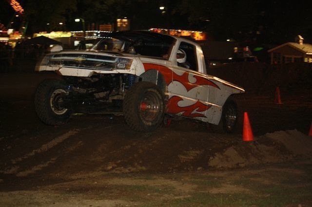 Tough trucks storm the grandstand