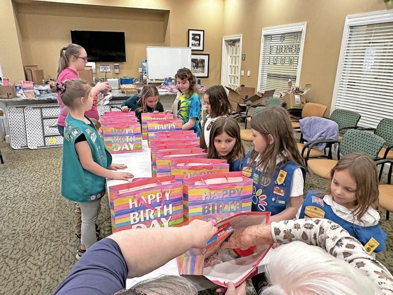 Troop 777’s Birthday Bags open the door to party time