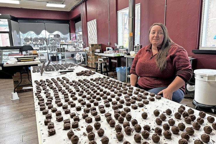 Troyer puts the ‘chocolate’ in chocolate walk