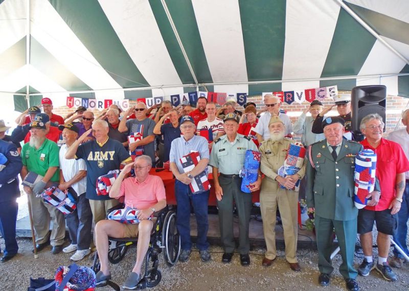 Veterans receive quilts at fair celebration