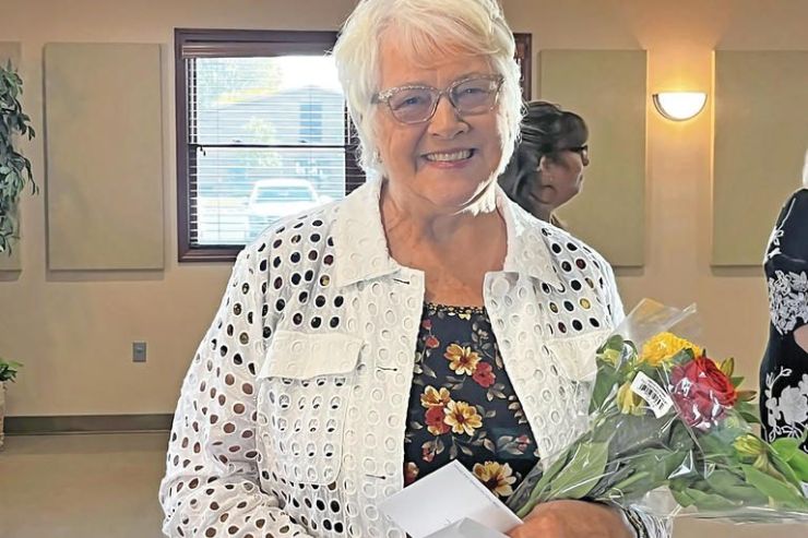 Volunteers receive awards from senior center