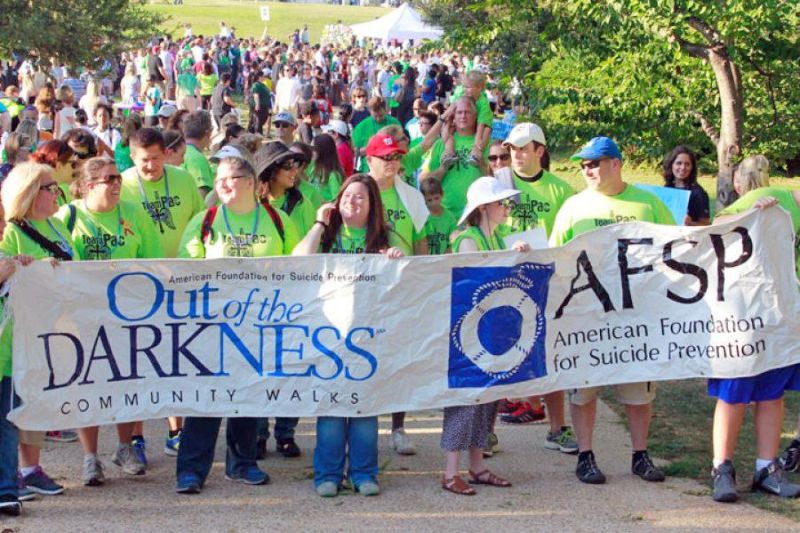 Volunteers walk nationwide to fight suicide