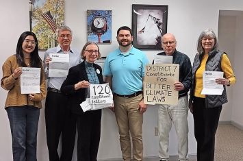 Wayne Citizens’ Climate Lobby meets with Max Miller