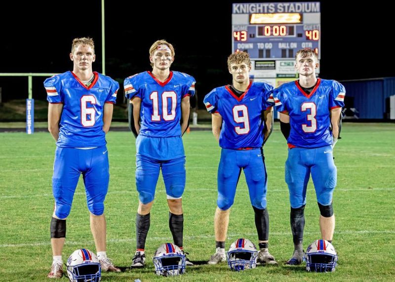 West Holmes wideout quartet pushes each other to be great
