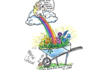 Wheelbarrow carries big magic for wannabe gardener