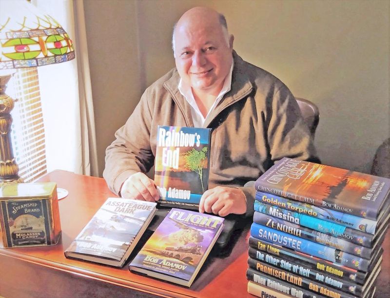 Wooster author Bob Adamov finishes third book of 2022