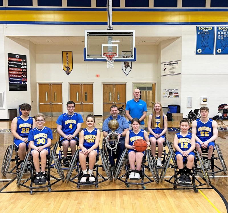 Wooster wheelchair basketball team wins fifth straight state title