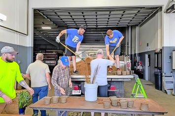 Wooster Noon Lions distribute Arbor Day dogwood seedlings