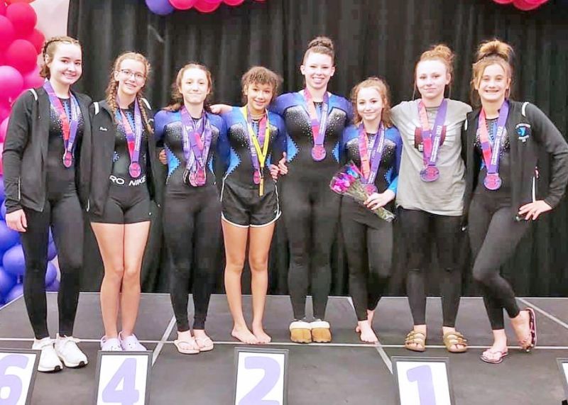 YMCA gymnasts first at nationals