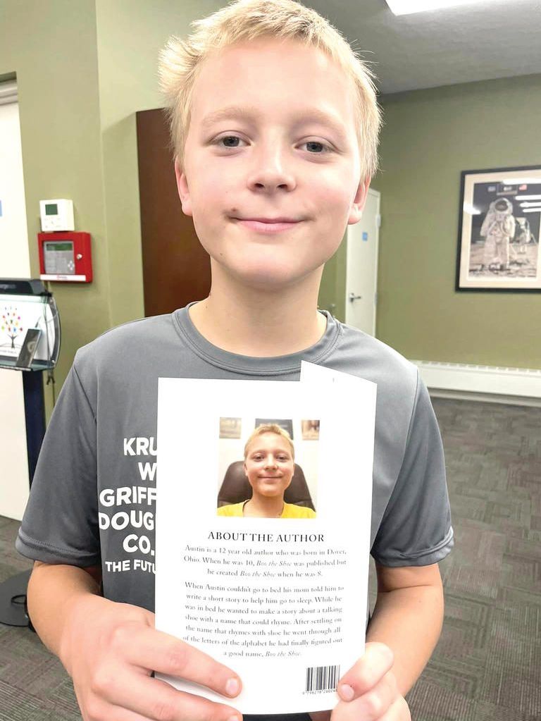 Young author to share book