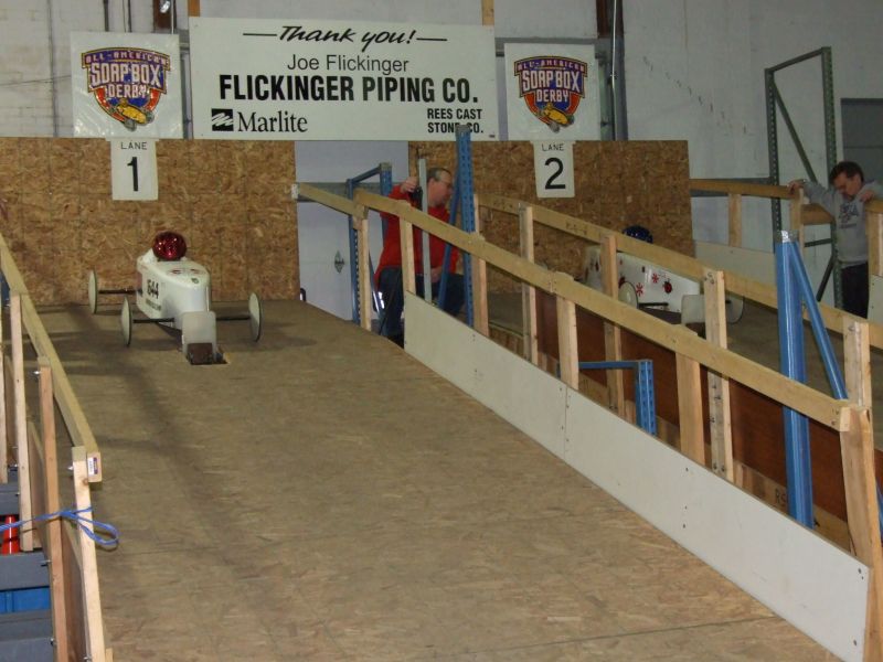 Youth sport with a purpose: 30 kids raced toward potential qualification for the All-American Soap Box Derby at an indoor rally held January 15-16 at Dover